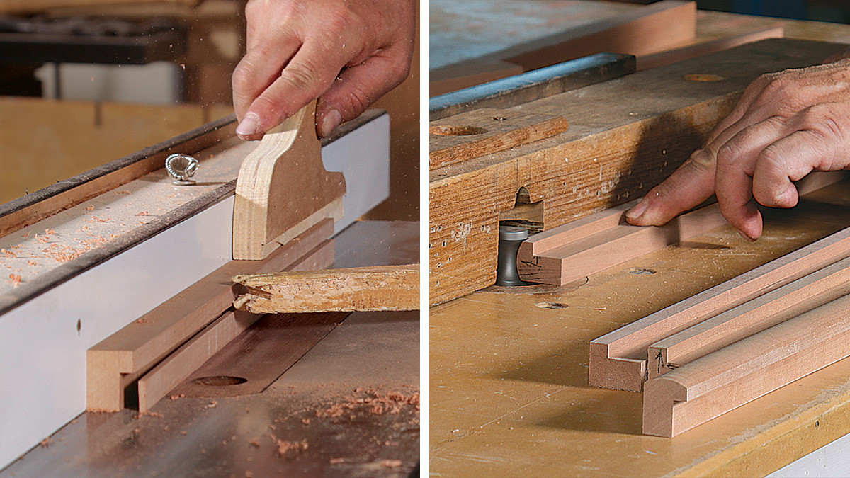 Creating picture frame molding