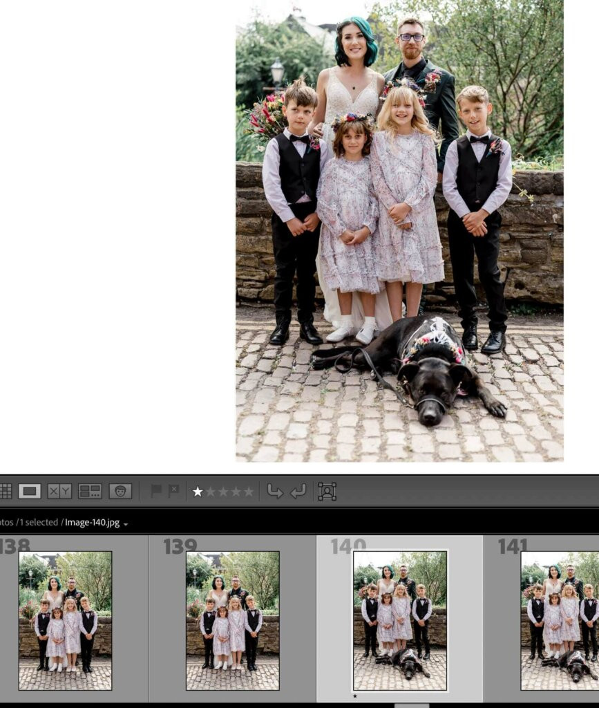 Culling wedding photos efficiently in Lightroom