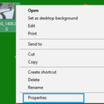 Example of GPS data in image file properties.