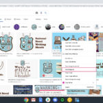 Right-click on an image on Chromebook to see options
