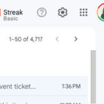 Gmail profile picture location on desktop