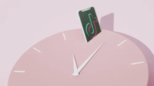 Screenshot of TikTok's plus button to start a new video.