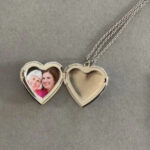 Heart Shaped Locket with Photo