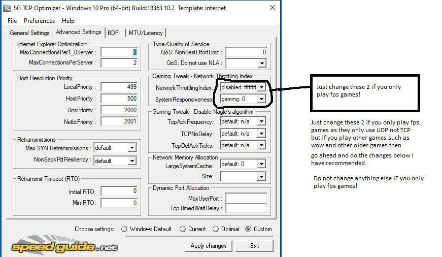 Use Speedtest.net to accurately measure your internet speed, a key input for configuring the TCP Optimizer for optimal gaming performance.