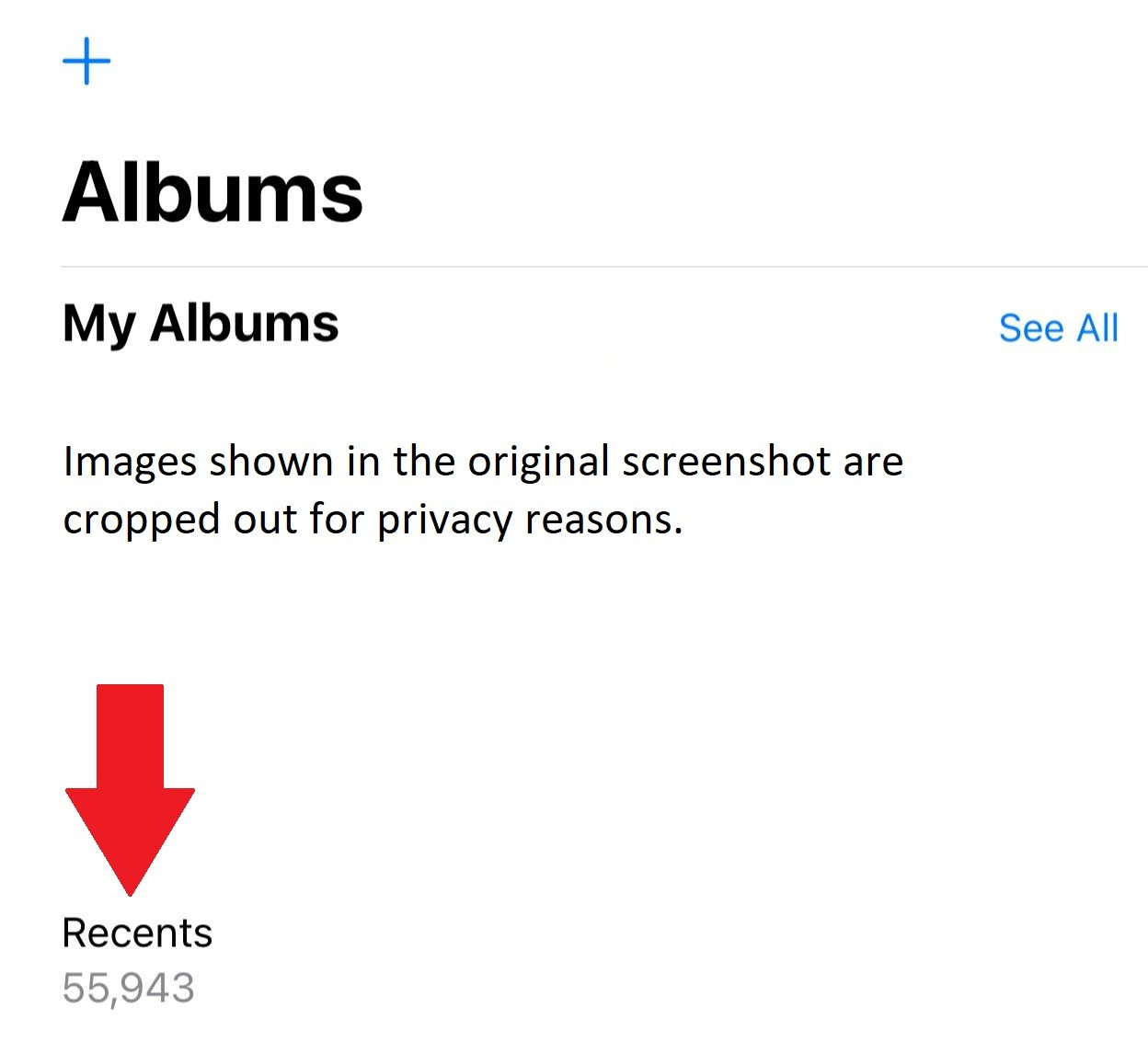 Total number of photos on the iPhone