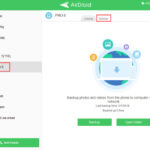 Connect devices for backup using AirDroid Personal