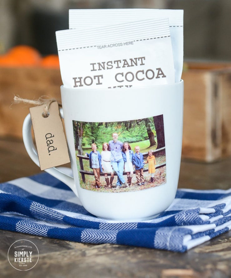 Easy DIY Photo Mug Gift Idea | simply kierste.com