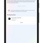 alt text for screenshot of instagram data download request
