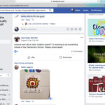 Screenshot of Facebook thread of a Community page for TVIs with a photo of a tactile bulletin board idea that is not described.