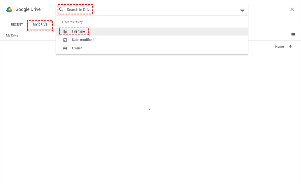 Screenshot of Google Photos &quot;Upload from Google Drive&quot; window, showing file selection from &quot;My Drive&quot;