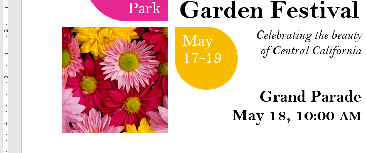 Finished cropped image in Word document