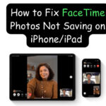 FaceTime interface with camera button highlighted