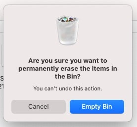 Empty Trash to finalize Backup and Sync uninstall on Mac