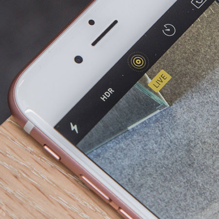 iPhone with Live Photo feature enabled