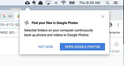 Access Google Photos after Backup