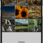 alt text: a person holding an iPhone with a photo recovery app open