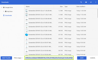 File name input field in the 'Save image as' dialog box on Chromebook