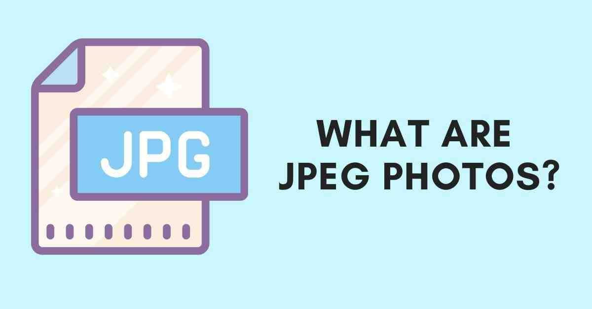 JPEG image represented by a cartoon camera