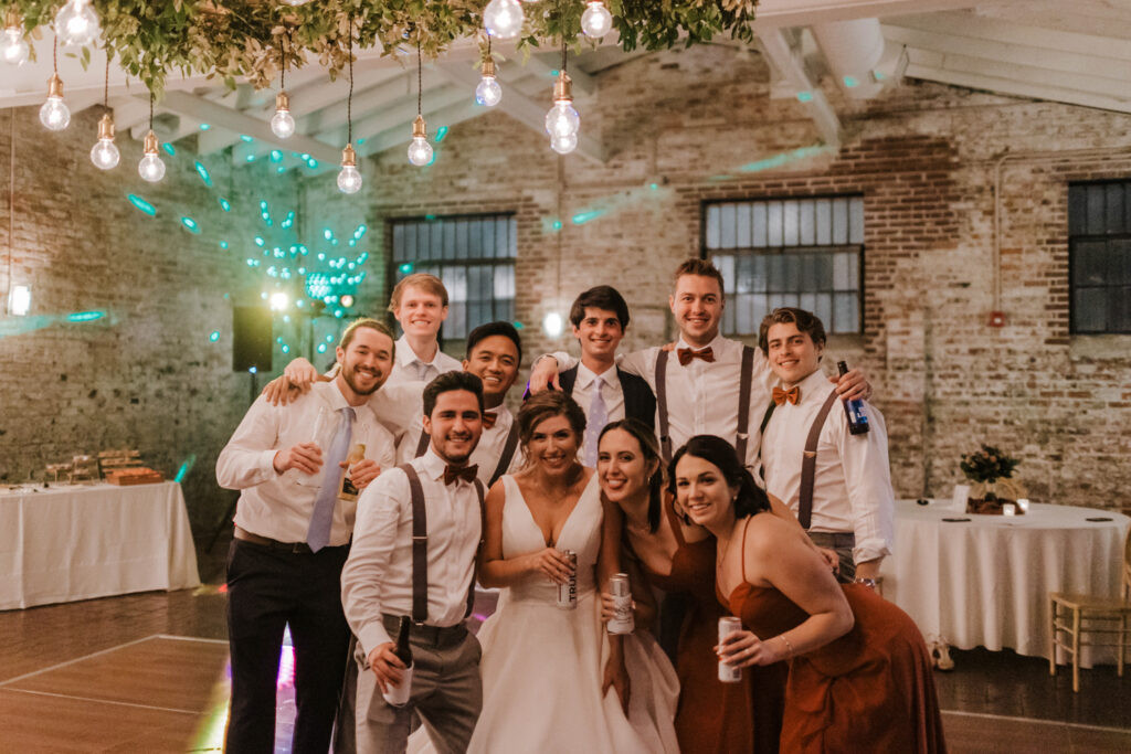Bakery 105 reception hall wedding photo Wilmington NC venue