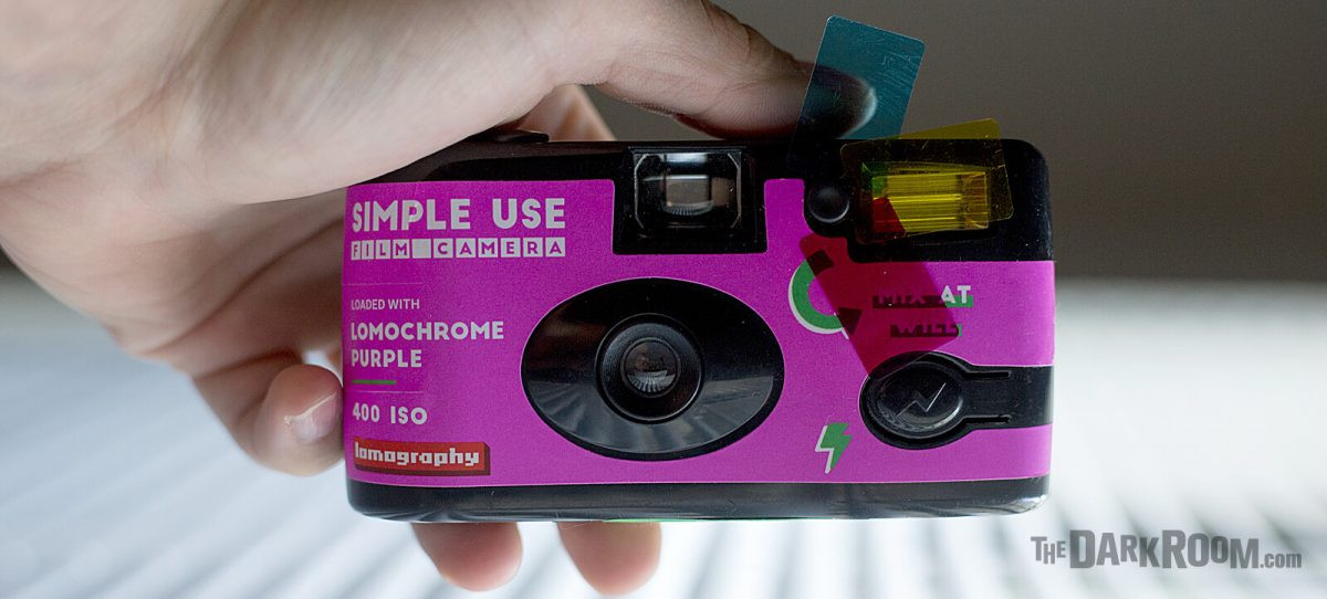 Lomography Simple Use Lomochrome Purple Camera for creative color effects