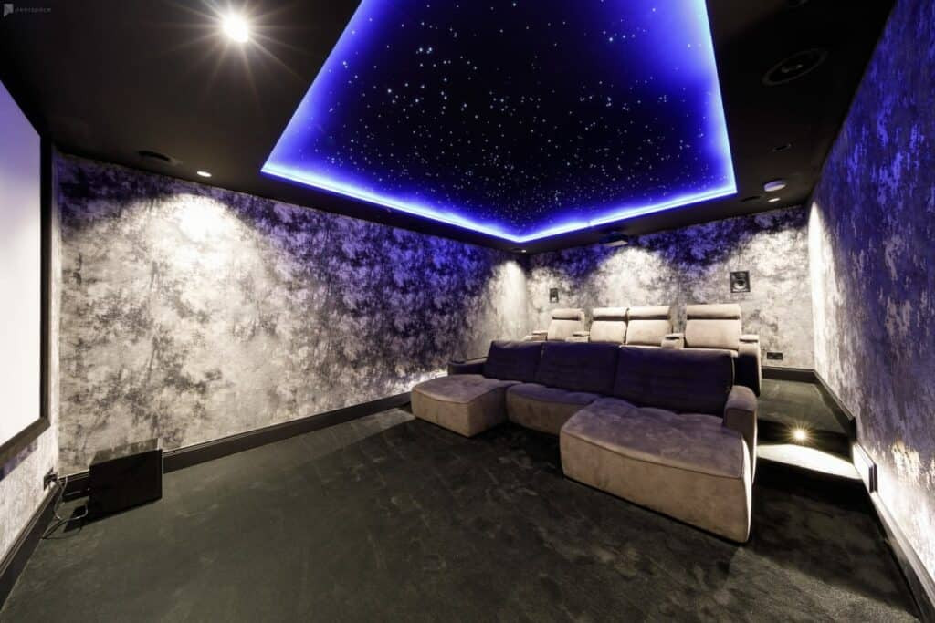 Early color movies and home theaters