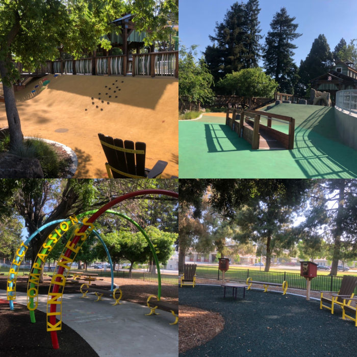 Inclusive playground features at Hayward's Mia's Dream Playground