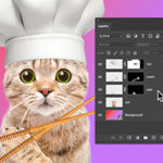 Adobe Photoshop interface showcasing layers panel for image editing.