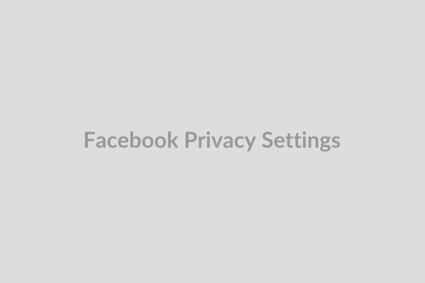 Facebook Privacy Settings Menu