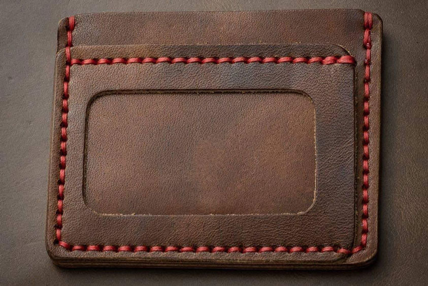 ID slot of Popov Leather ID Wallet