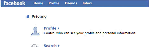 Facebook Profile Settings