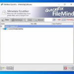 FileMind QuickFix interface with drag and drop area for images.