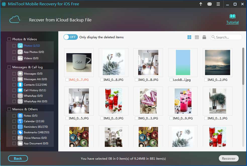 Preview iCloud Photos
