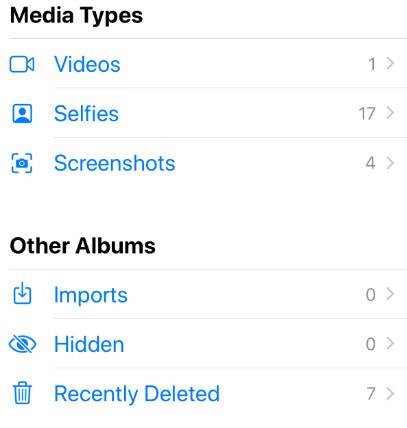 alt text: Recovering deleted photos from the Recently Deleted folder on iPhone