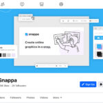 A screenshot of Snappa showing how Facebook cover photos are displayed on desktop with safe zones highlighted. The desktop safe zone keeps key elements visible on computer screens.