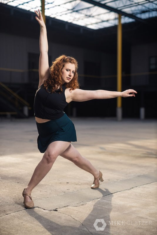 ballet dancer senior portrait vs yearbook photos