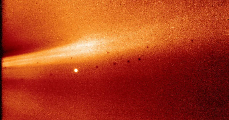 First photo from within the Sun's corona, captured by NASA's Parker Solar Probe in 2018