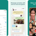 Using WhatsApp to add stickers to photos on an iPhone before sharing