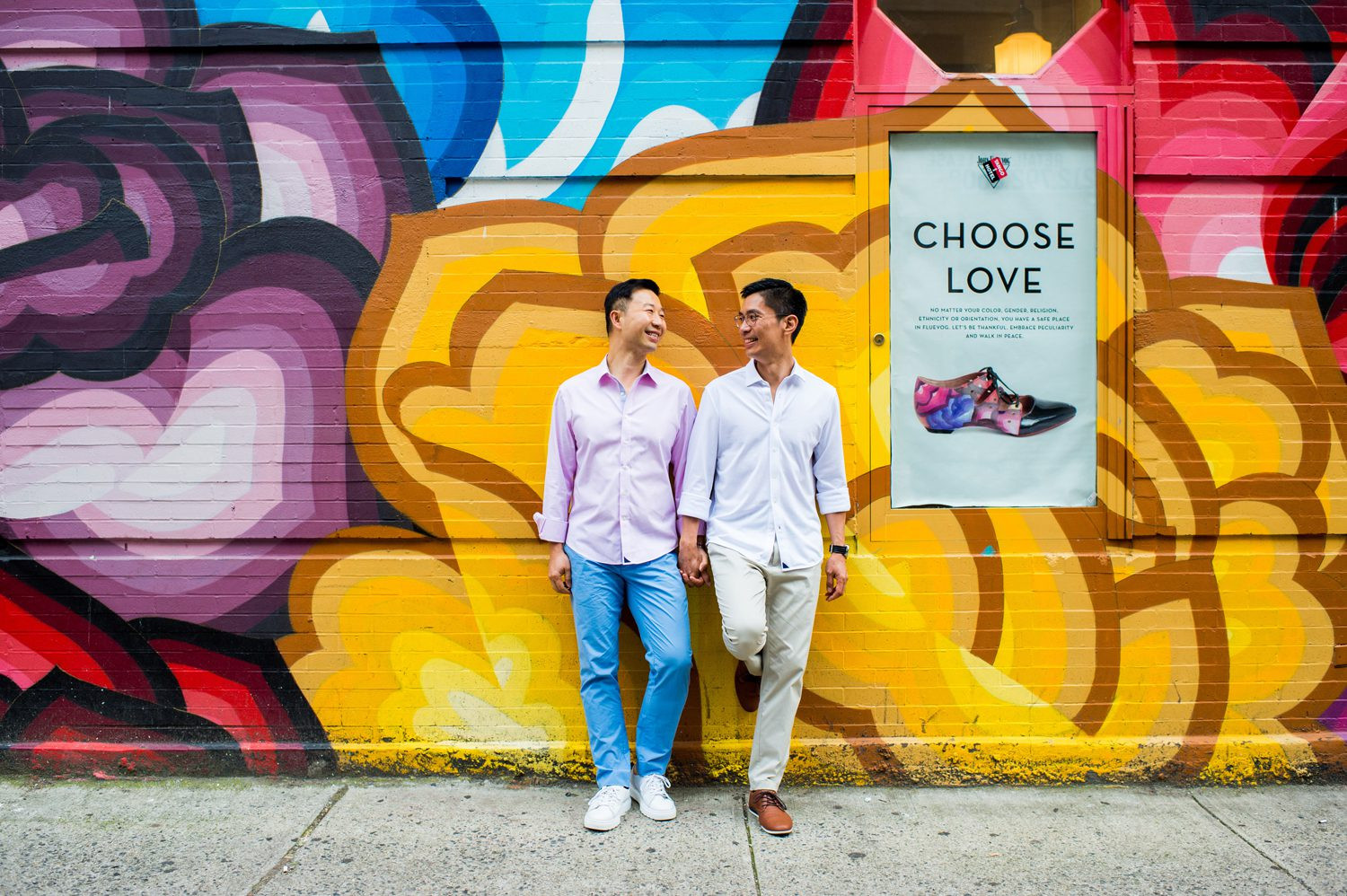Couple in New York city street