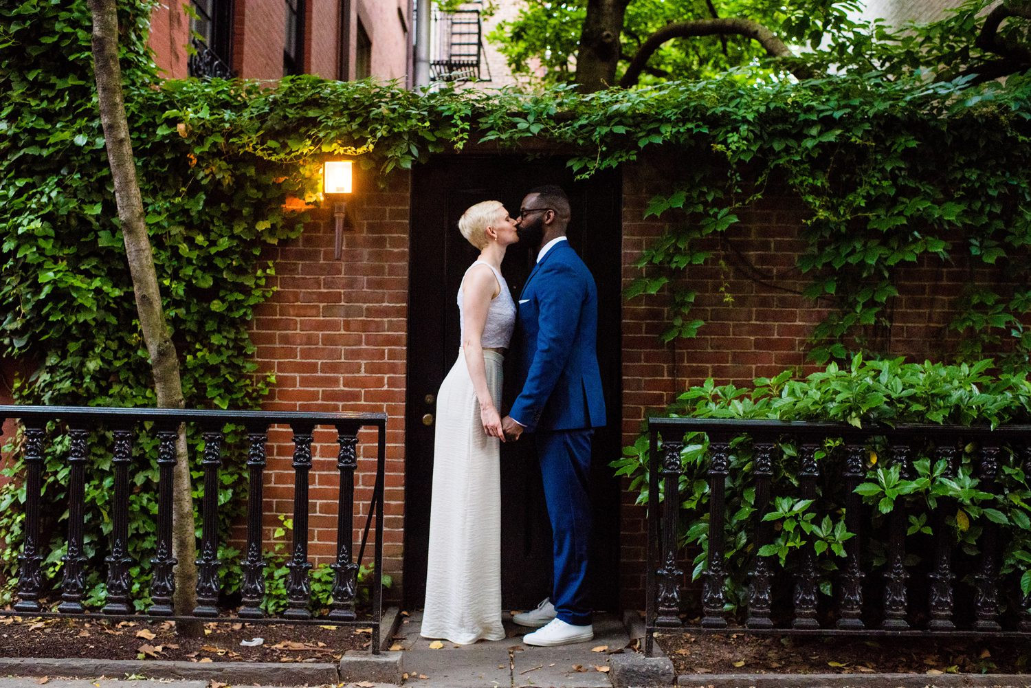 Wedding photos in West Village, NYC
