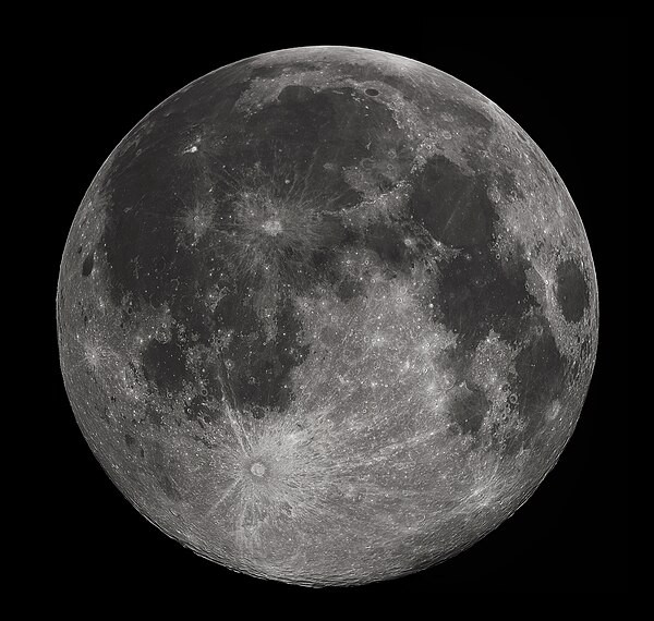 Sharp Focus on Moon