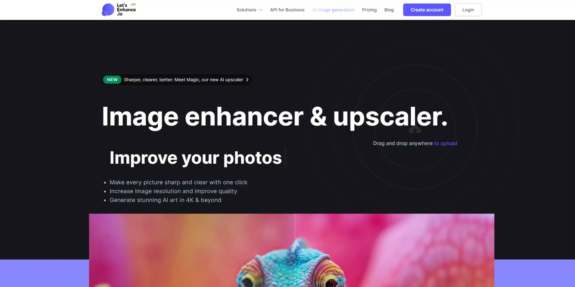Let's Enhance Interface
