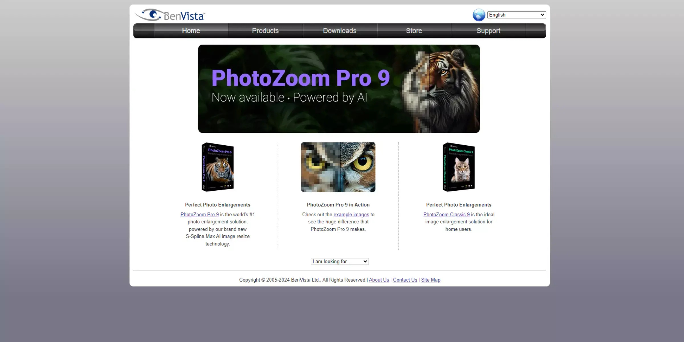 PhotoZoom Pro interface