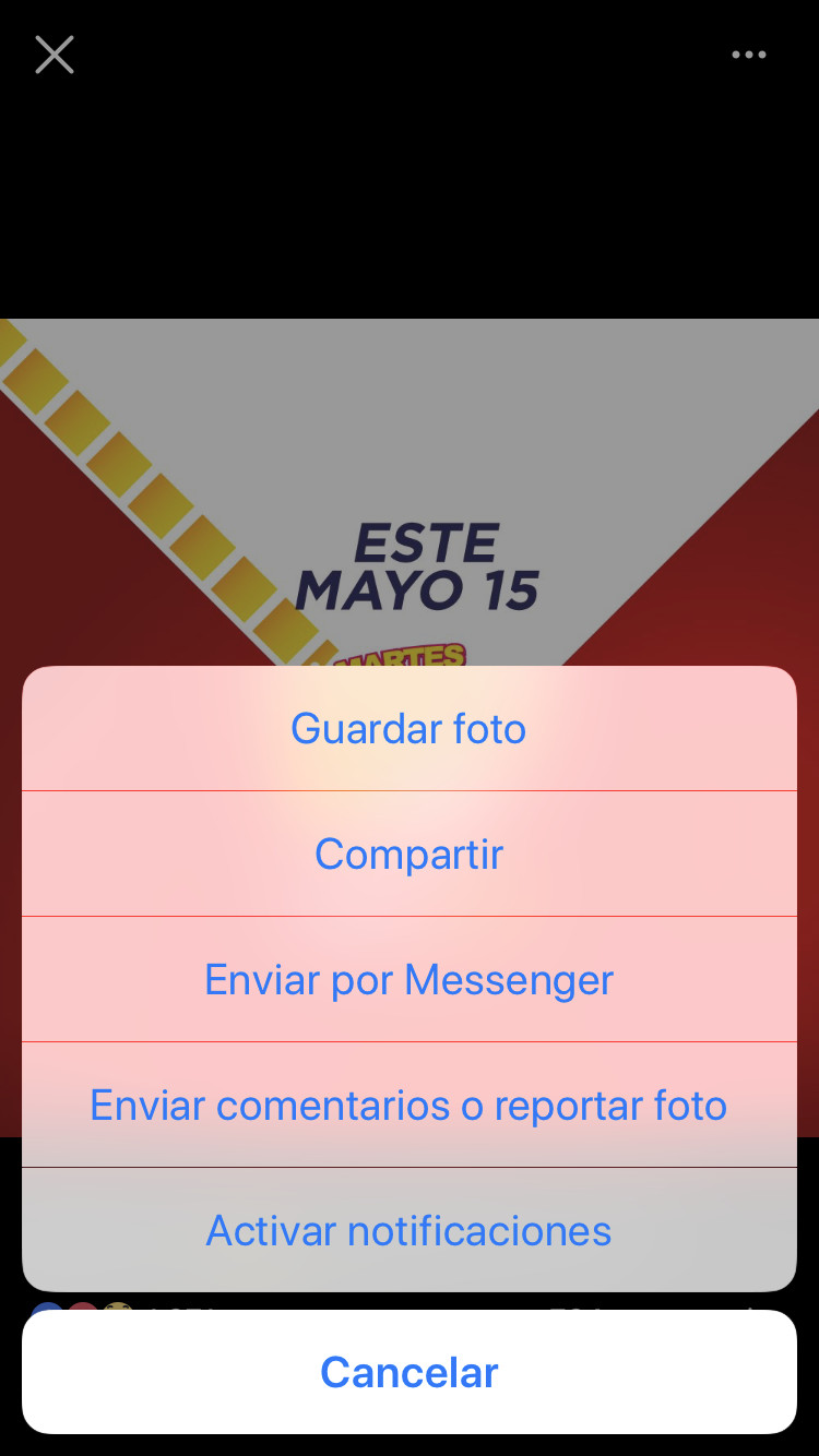 Screenshot of Facebook's settings menu on a mobile device, highlighting the "Your Facebook Information" option, providing visual guidance on how to access data download features.
