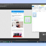 Dragging and dropping an image into Photoshop to use as a background