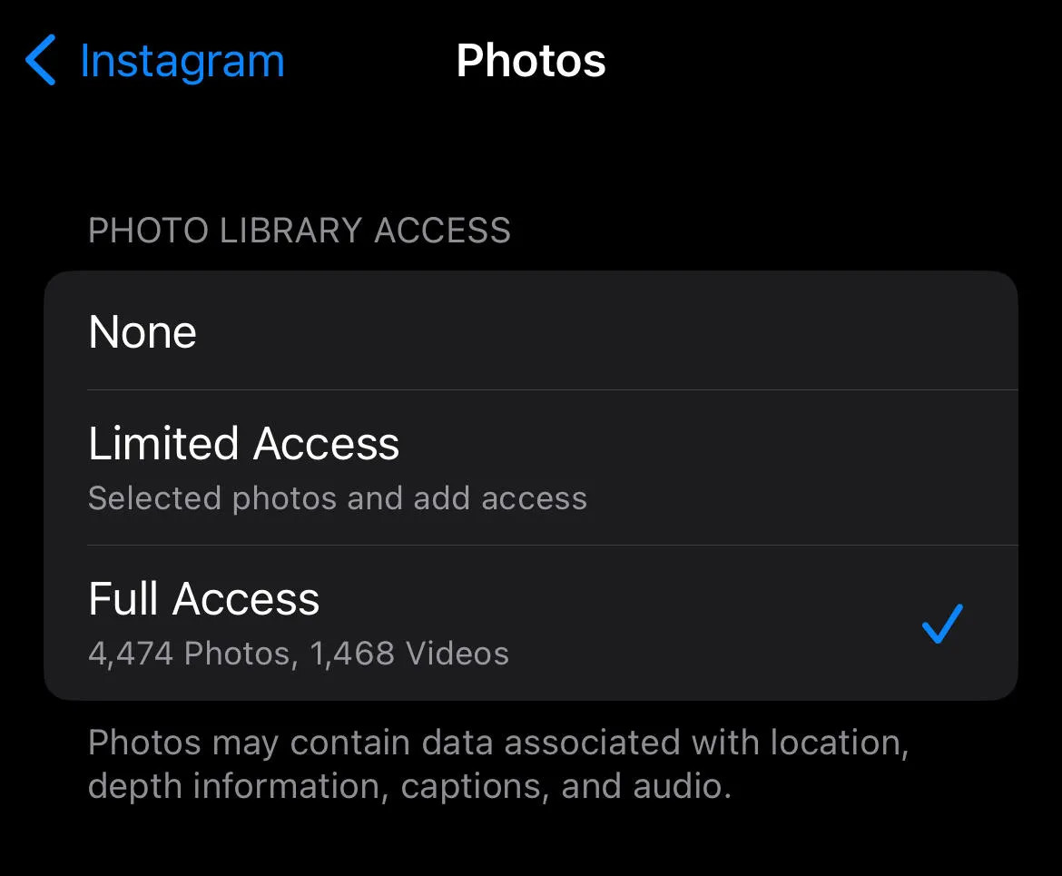 Instagram Photos iOS Full Access