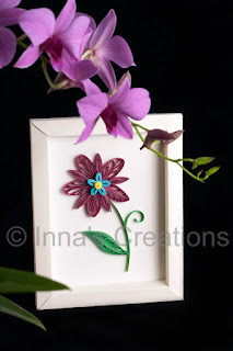 Simple paper photo frame tutorial step