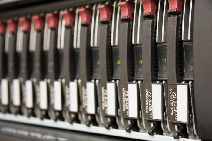 Illustration of redundant array of independent disks, highlighting data storage safety