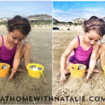 Edited beach photo with vibrant colors and enhanced details showcasing dfphoto net's expertise in iPhone photo editing