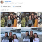 Jefferson Graham demonstrating how to tag a face in Google Photos