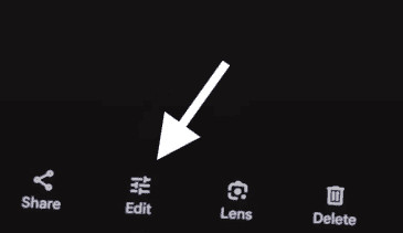 Flipping an image on Google Pixel using the edit options